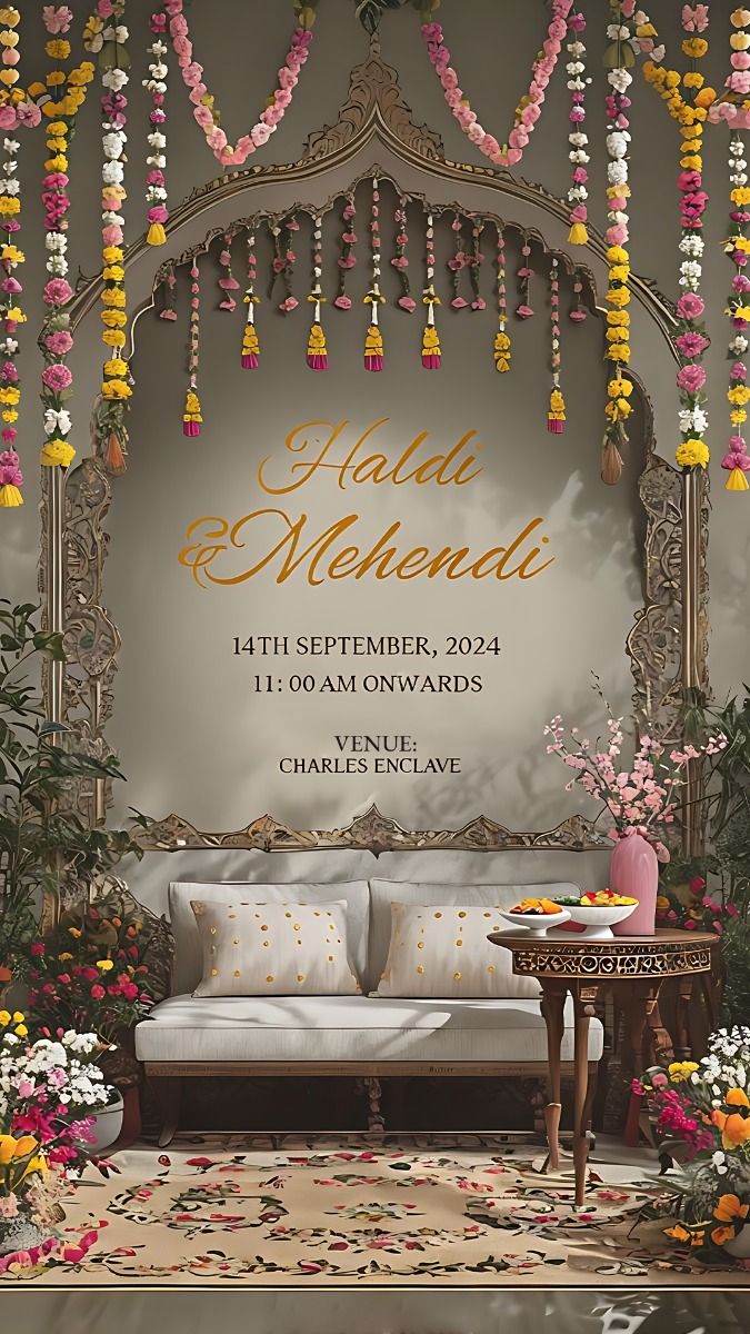 Mehndi Invitation